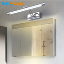 GobekUsa LED Stainless Steel Bathroom Wall Lamp Switch Waterproof Cosmetic Mirror Sconce