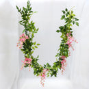 GobekUsa Artificial Flowers Christmas Wedding Home Garden Rose Arch Decorations
