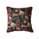GobekUsa Jacquard Farmhouse Decor Pillow Case 45x45cm European Retro Style Floral Evening