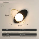 GobekUsa Glass Ball LED Wall Lamp for Modern Nordic Lighting in Living Bedroom