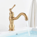 GobekUsa Brass Basin Faucet with Swivel Spout & Single Handle Deck Mount
