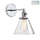 GobekUsa Cone Canopy Wall Sconce - Single Light Industrial Wall Lamp
