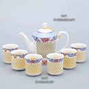 GobekUsa Blue White Porcelain Tea Pot 660ml - Traditional Chinese Kung Fu Teaware