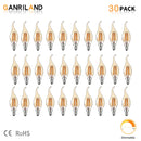GobekUsa Dimmable LED Filament Bulb 4W E14 220V 2200K Candle Light