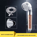 GobekUsa Anion Spa Shower Head High Pressure Water Saving Handheld Nozzle