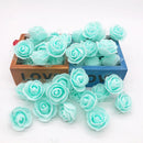 GobekUsa Handmade Foam Rose Flower Heads | 100Pcs Wedding Craft Decoration