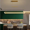 GobekUsa Gold Aluminum LED Chandelier Acrylic Deco Design for Bedroom Kitchen Island
