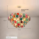 GobekUsa Agate Designer LED Chandelier for Foyer & Dining Room