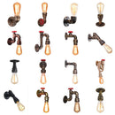 GobekUsa Industrial Water Pipe Wall Sconce for Restaurant Cafe Bar Kitchen