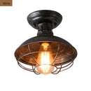 GobekUsa Industrial Ceiling Light for Bedroom Corridor Foyer Stair Balcony Lampara Techo