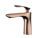 GobekUsa Gold Basin Faucet with Single Handle Hot & Cold Water Mixer Deck Mount