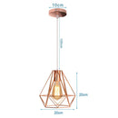 GobekUsa Industrial Pendant Lights E27 LED Hanging Lamp Modern Loft Lighting for Home