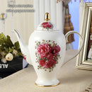 GobekUsa Bone China Tea Set: Cup, Saucer, Mug, Sugar Pot, Jug, Teapot