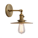GobekUsa Antique Finish 1-Light Industrial Wall Sconce with 7.87" Canopy and ON/Off Button