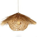 GobekUsa Chinese Rattan Pendant Lights Hand-woven Straw Hat Lampshade Ceiling Chandelier