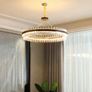 GobekUsa Crystal Oval Chandelier Lighting for Dinning Room