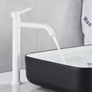 GobekUsa Black Deck Mounted Basin Mixer Tap | Hot Cold Water Faucet for Bathroom Basin