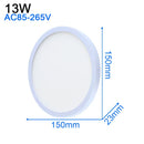 GobekUsa LED Ceiling Light: Modern Ultra-thin Panel, 6-48W, Surface Mounted for Living Room