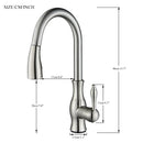 GobekUsa Black Kitchen Faucet: Single Handle Hot & Cold Mixer with 360 Rotation