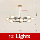 GobekUsa Glass Ball Chandelier Modern Spotlight Pendant Lamp Lighting