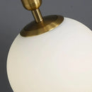GobekUsa Glass Ball Wall Lamp Brass/Black Sconce for Living Room Bedroom Reading