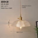 GobekUsa Glass Copper Pendant Light: Modern Nordic Style Hanging Lamp for Kitchen, Dining, and Living Room