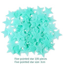 3D Stars Glow Dark Wall Stickers by GobekUsa – Luminous Fluorescent Home Decor