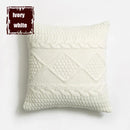 GobekUsa Knitted Rhombus Pillowcase: Super Soft Throw Pillow Cover for Home Decor