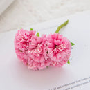 GobekUsa Carnation Stamen Silk Flowers for Home Decor, Wedding, DIY, Gifts