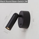 GobekUsa LED Reading Wall Lamp with Switch | 350º Rotation | 3W Bedside Sconce for Home Decor