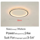 GobekUsa Dimmable LED Ceiling Chandelier for Living Bedroom Study Room Lighting