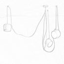 GobekUsa Black Drum LED Pendant for Kitchen & Restaurant - Spider Industrial Ceiling Light