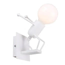 GobekUsa Creative LED Wall Light Indoor Wall Sconce Modern Art Decor Iron E27