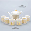GobekUsa Blue White Porcelain Tea Pot 660ml - Traditional Chinese Kung Fu Teaware
