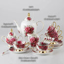 GobekUsa Bone China Tea Set: Cup, Saucer, Mug, Sugar Pot, Jug, Teapot