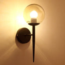 GobekUsa Glass Ball LED Wall Lights for Bedroom Passage Corridor, E27 Sconces
