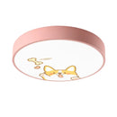 GobekUsa Kids Cartoon Acrylic Ceiling Light with Remote Control LED Girl Children's Room Lighting