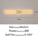 GobekUsa LED Mirror Wall Lamp for Modern Minimalist Decor