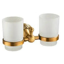 GobekUsa Brass Bathroom Accessories Set: Robe Hook, Paper Holder, Towel Bar, Soap Basket