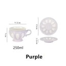 GobekUsa Elegant Porcelain Tea Set: Teapot, Cups, Saucers, High-Grade Coffee Pot, Perfect for Parties