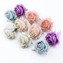 GobekUsa 6CM Roses Head DIY Wedding Decor Flowers Home Decor Artificial Flowers