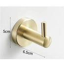 GobekUsa Brushed Gold Stainless Steel Robe Hook Wall Mounted Bathroom Hardware Hanger