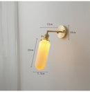 GobekUsa Copper Ceramic Wall Sconce Pull Chain LED Wall Light