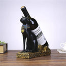 GobekUsa Egyptian Cat & Dog God Wine Rack: Modern Home Decoration Figurines & Holder