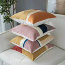GobekUsa Geometric Cushion Cover 45x45cm Soft Embroidered Pillow Case for Home Decor