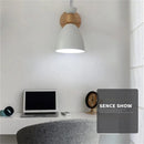 GobekUsa LED Wood Wall Sconce Modern E27 Base Fixture for Aisle Lighting