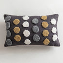GobekUsa Handmade Moroccan Geometric Dots Stripe Pillow Cover for Sofa Bed