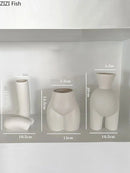 GobekUsa Abstract Human Body Vase - Ceramic Half-length Home Decoration