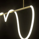 GobekUsa Lines Chandelier: Modern Designer Lighting for Living Room, Dining, and Bar