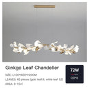 GobekUsa Ginkgo Ceramic Chandelier: Luxury Pendant Lights for Dining & Living Room